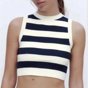 Zara Cropped Tank Top